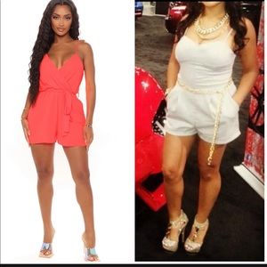 Bundle 2 shorts rompers. Will sell separately